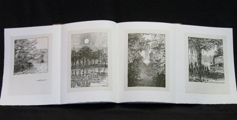 Double throw-out page spread from Heart of Darkness