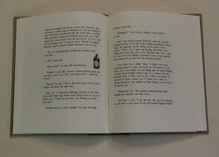 Beer bottle page spread