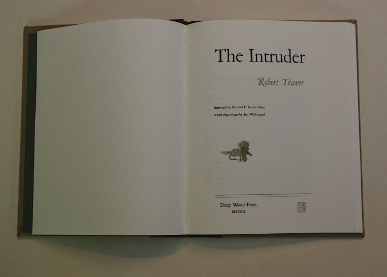 "the Intruder" title page spread.